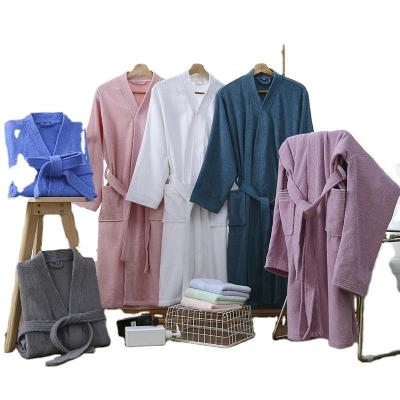 China QUICK DRY Bathrobe Custom Logo Cotton Assorted Color Bathrobe Silk Women's Sleepwear for sale