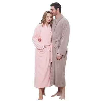 China QUICK DRY Cotton Bathrobes Lace Up Long-sleeved Bathrobes Home Clothes for sale