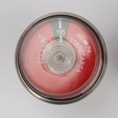 China Good Quality 195Psi Bourdon Tube Brass/Steel/Plastic Type Pressure Gauge Fire Fighting Accessories For Fire Extinguisher for sale