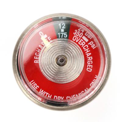 China New Professional Production Brass/Steel/Plastic Fire Pressure Gauge Instrument For Dry Powder Fire Extinguisher for sale