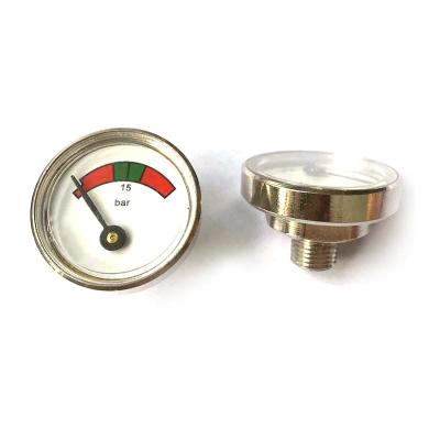 China Convenient High Quality Brass/Plastic Diaphragm Pressure Gauge Exporter For Foam Fire Extinguisher for sale