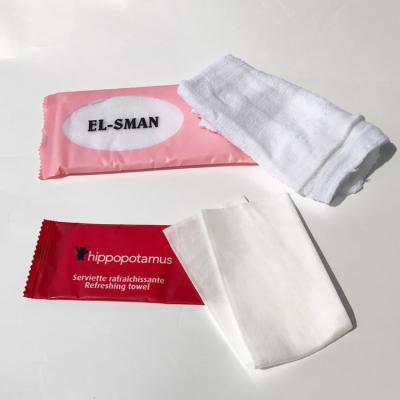 China Wholesale Compressed fresh cotton wipes&tissue paper towels&wet individual single refreshing bag for restaurant and hotel use for sale