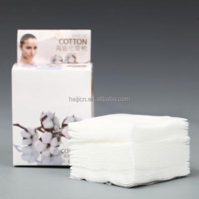 China Skin Cleansing 100% Rayon Nonwoven Fabric Cosmetic Cotton Pads Or Viscous For Facial Skin Cleaning Make Up Remover for sale