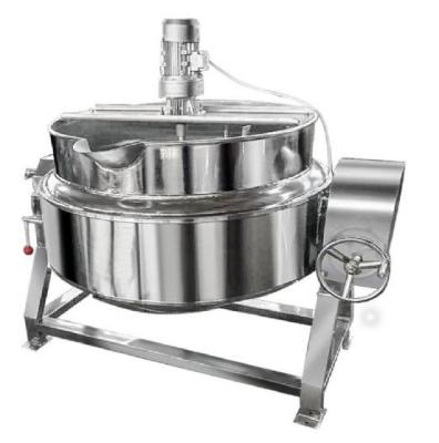 China Canner Double Jacketed Cooking Tank / Industrial Steam Jacketed Cooking Kettle for sale