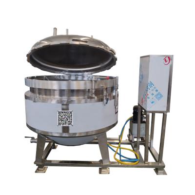 China High Temperature Cooking Foodstuffs Beverage Machinery Food Disinfection Stainless Steel Machine for sale