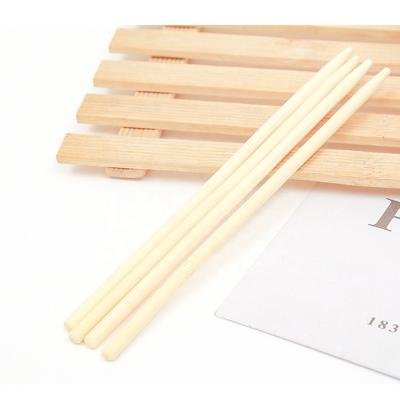 China Wholesale Disposable Bamboo Chopstick Customized Disposable Round Single Bamboo Twin Chopsticks for sale