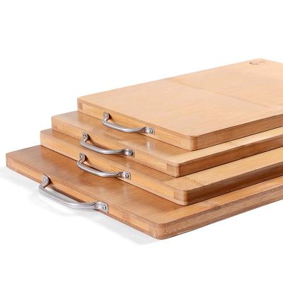 China Wholesale Rectangle Whole Bamboo Cutting Board Eco-Friendly Sustainable Natural Bamboo for sale