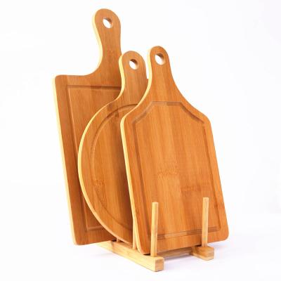 China Sustainable Wholesale Hot Sale Natural Bamboo Eco - Friendly Rectangle Jointed Pizza Skin Bamboo for sale