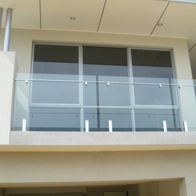 China Modern Pool Glass Fence Glass Pin Fencing Glass Balustrade Prices Foshan Factory for sale