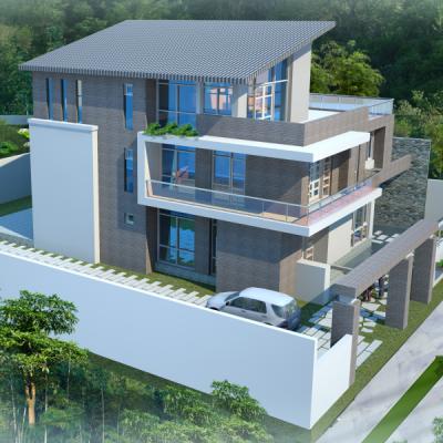 China Modern Decorative Complete Quickly Install Two Storey House Luxury Prefab Villa Designs Villa Designs YD002 for sale