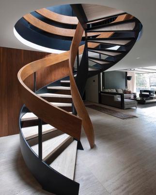 China Modern interior design fashion occupies small space spiral stairs for sale