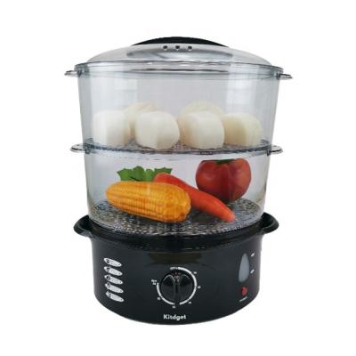 China Intelligent Household Kitchen Appliances 2 Layer 10L Home Vegetable Food Steamer Electric Steamer For Meals for sale