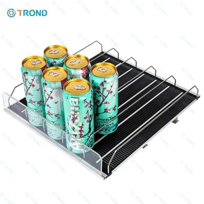 China Cigarette Beverage Gliders Cooler Roll Gravity Smart Roll Shelf For Fridge Freezer for sale