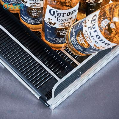 China Competitive Bottle Shelf Roller Shelf Patented Gravity Fed Roller for sale