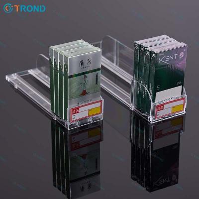 China Transparent Cigarette Deli Tobacco Spring Rack Shelf Always-front Pusher for sale