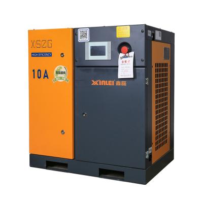 China CKAM10A-50A Large Capacity Lubricated Small Rotary Screw Air Compressor for sale