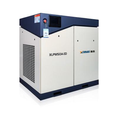 China XLPM30A-60A-IID lubricated high efficiency 2stage oil injected vsd screw air compressor for sale