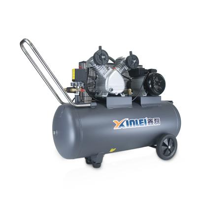 China VD65-100L Lubricated Heavy Duty Belt Driven Type Air Compressor With 100l Tank for sale