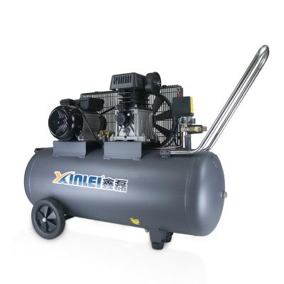 China ZA65-100L 230v 3hp belt drive piston lubricated air compressor for painting for sale