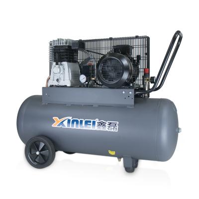 China 2070Z-100L Lubricated Top Quality 3kw Mining Belt Driven Air Compressor for sale