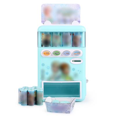 China Hot Selling Mini Vending Machine Toy Xiaoboxing Educational Toys Children Play House To Pretend Toy Vending Juice Machine for sale