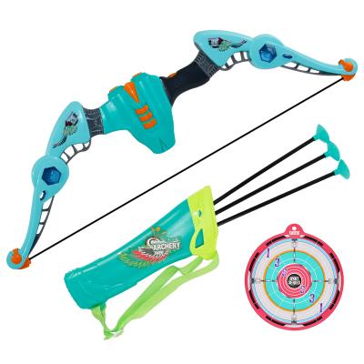 China TIR Xiaoboxing updated version girls and boys sports game toy target shooting lighting plastic archery double set for archery for sale