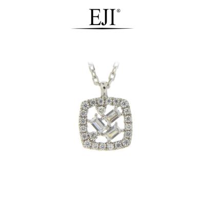 China CLASSIC Bestselling Diamond Pendant 18K White Gold With Shinny Cut Chain for sale