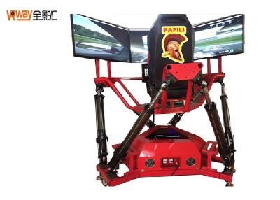 China Cool Design Virtual Reality Driving Simulator 2.5K Resolution 6 DOF Electric System for sale