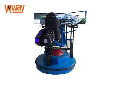 China Fashion Design Race Car Simulator / Virtual Reality Car Simulator 3D Surround Sound for sale