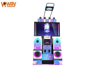 China RoHS Certificated Coin Operated Arcade Machines / Dance Arcade Games Flashing Light for sale