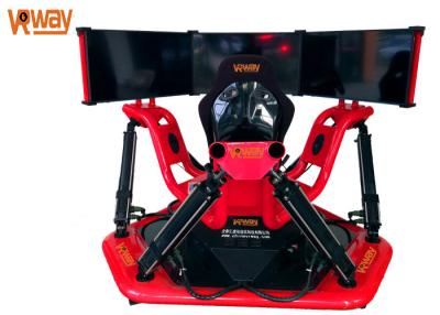 China 32'' LCD Monitor VR Driving Simulator Multi - Tracks Option Single Player for sale