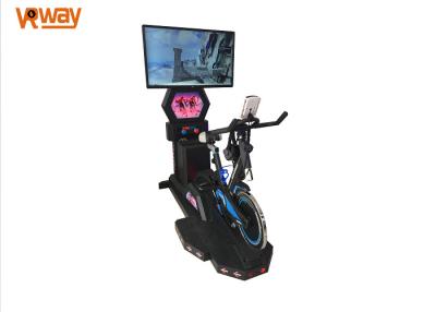 China Modo automático completo de 9D VR de la bicicleta estática del héroe interior del montar a caballo para el parque de atracciones en venta