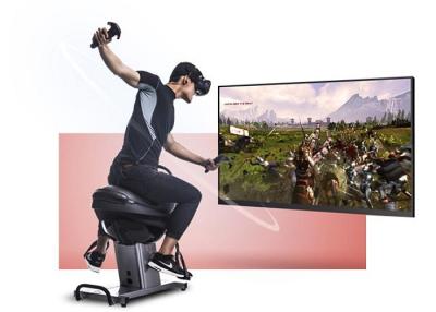 China Juego interior negro del tiroteo del simulador 9D del montar a caballo del equipo del ejercicio de VR en venta