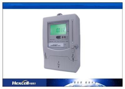 China Electronic kWh Prepaid Energy Meter /  Kilo Watt Hour Meter LCD Display for sale