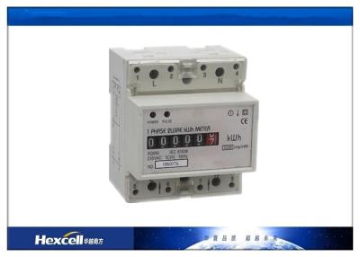 China LED Display Din Rail Electric Meter for Solar Power Supply System 168 ~ 312V AC for sale