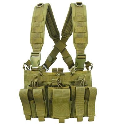 China Carry Chaleco Tactico Lightweight Nylon Outdoor Waterproof Combat Green 1000D Combat Green GAF Vest Front Plates And Tactical Chest Rig for sale