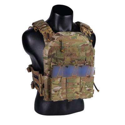 China Service Training GAG Wholesale 1000D Cordura Nylon Laser Cut Molle Armor Combat Plate Carrier Tactical Vest for sale