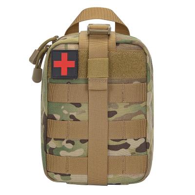 China Durable Waterproof Camouflage Kit Outdoor Travel Medical Bag 1000D First Aid GAG Pouch Medical Bag for sale