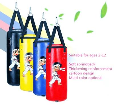 China Durable Smart Kids Standing PU Kick Sandbag Hanging Boxing Refex Boxing For Kids 2-12 Ages for sale