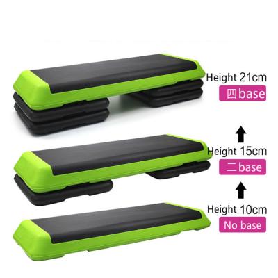 China PVC 40 Inch Adjustable Aerobic Step Platform with 4 Risers - Step Board Exercise Equipment for sale