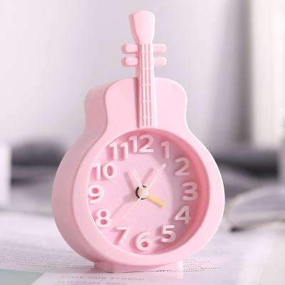 China New Qualified Portable Antique Style Digital Alarm Clock Mini Mute Alarm Clock Bedside Home Decoration Kids Gift Candy Color for sale