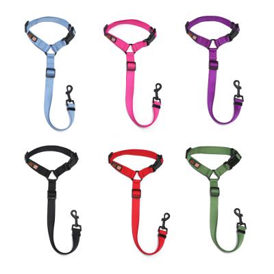 China High Quality New Midepet Style Pet Dogs Car Seat Dog Leash Adjustable Dog Safety Car Seat Belt for sale