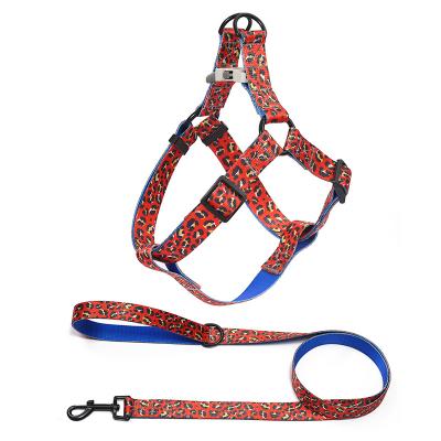 China Custom Logo Padded Midepet 2021 Dog Leash Hot Sale Waterproof Harness No Pull Dog Harness And Lead Dog Harness Set for sale