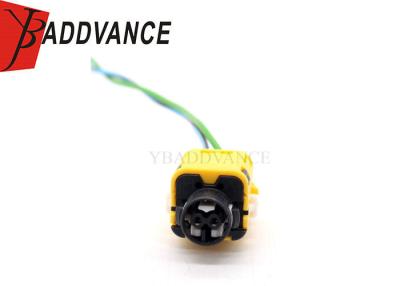 China Black and Yellow 2 Pin Female PBT GF15 Auto Airbag Connector Plug Wire Harness for sale