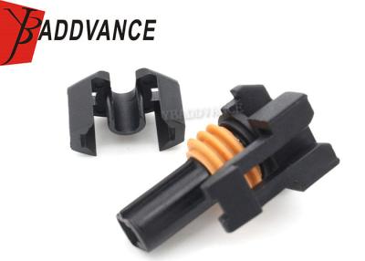 China 12065172 Weather Pack Connector Kit 1 Pin Female Connector With Black Housing for sale