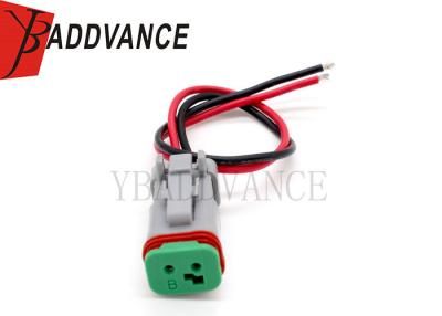 China Wiring Connector Automotive Wiring Pigtails 2 Pin Female Deutsch DT Series  For LED Work Light for sale