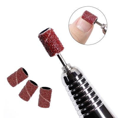 China Professional OEM 80 Nail Beauty Nail Manicures Pedicures Tools 100PCS 100 180 Professional Nail Sanding Bands Custom For Nail Drill Bit for sale