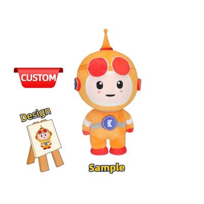 China Custom OEM pp cotton Kaan poop filling stuffed plush toys from china custom animal doll plush toy manufacturer for sale