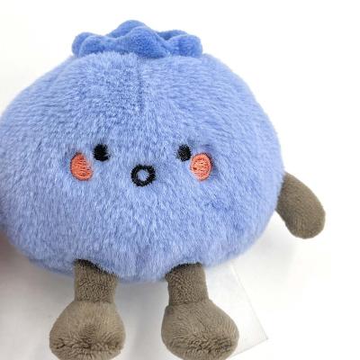 China Wholesale Custom Keychains 10cm Cute Blueberry Decoration Soft Cloth Pendant Custom Plush Toys Dolls Stuffed Toys For Kids Gifts for sale