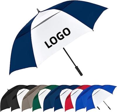 China Suppliers Manufacturer Wholesale Cute 30 Inch Windproof Big Logo Prints Large Luxury Promotional Custom Branded Golf Umbrella for sale